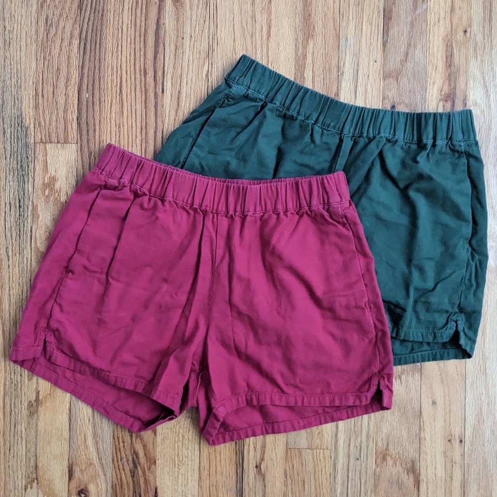 Madewell Pull On Shorts Bundle